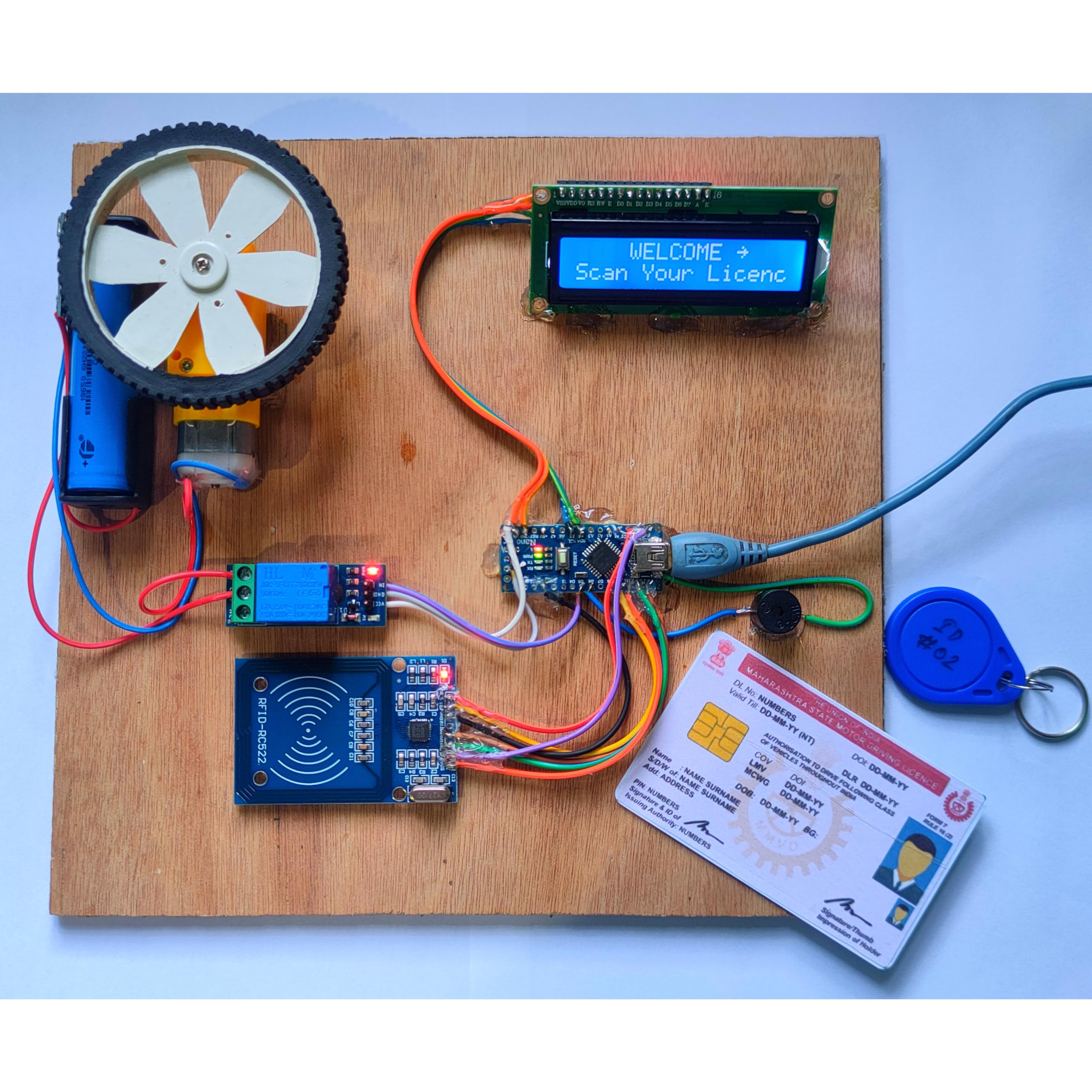 SAM ELECTRON Car Ignition System Final Year Engineering Project Kit - RFID Technology, Problem Solving Skills, Engineering Skills - Unisex, Youth, Adolescent