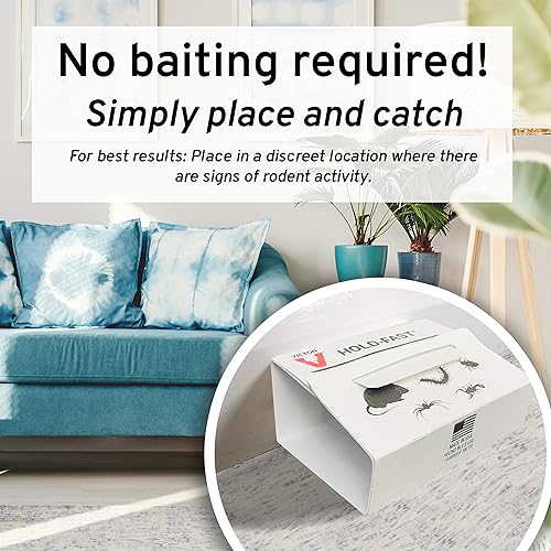 Miniatura 5 de Victor M309 - Trampas adhesivas para tablero de pegamento para ratones y insectos gateadores paquete de 72