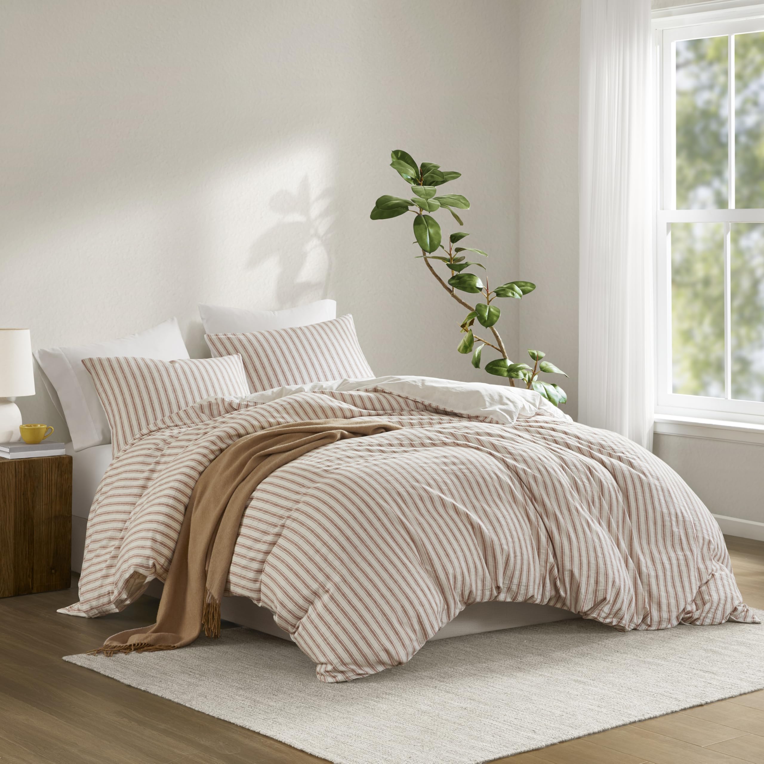 Amazon.com: Madison Park Duvet Cover Set for Hot Sleepers - Linen