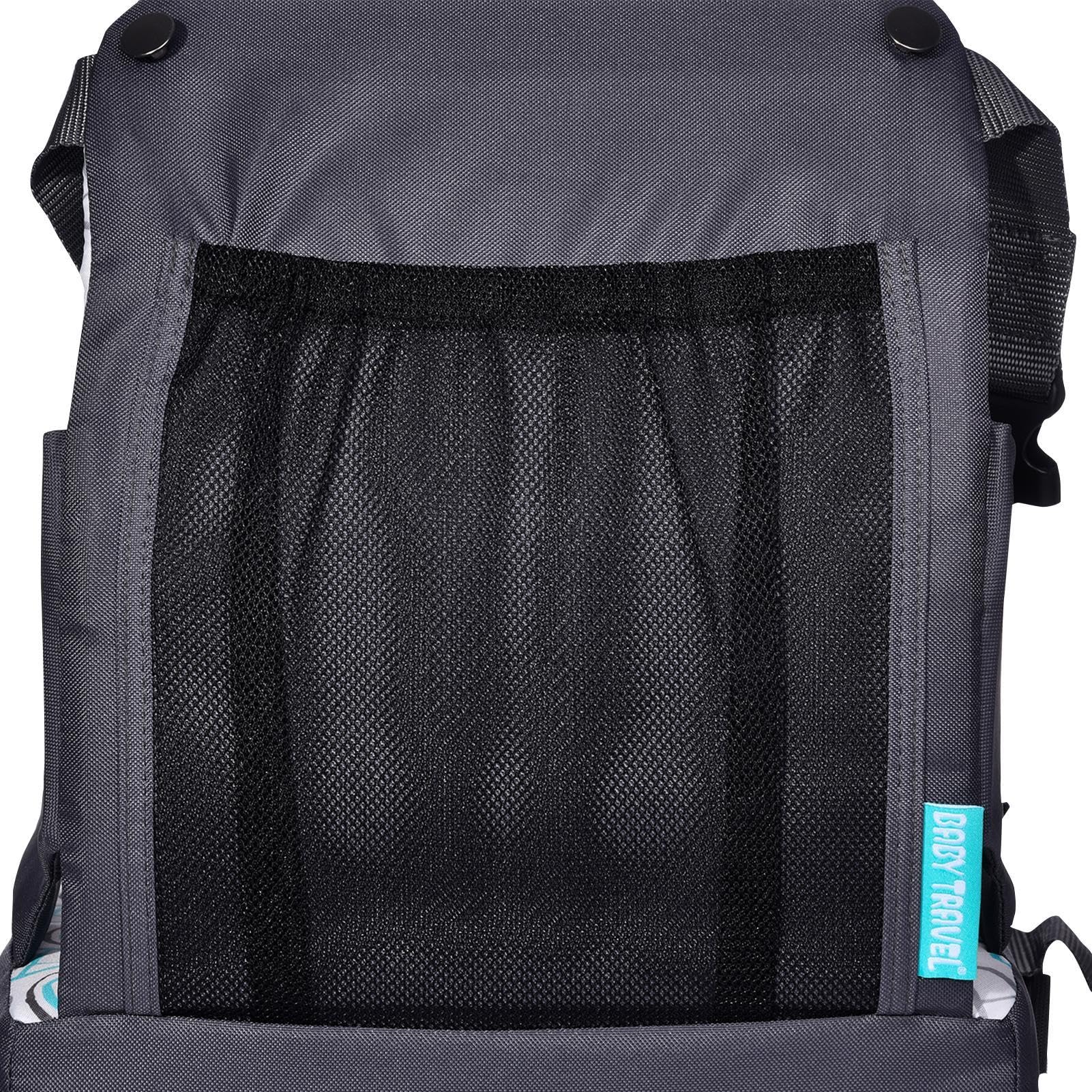 Seggiolino Rialzato PandaEar Per Bambini - Cuscino Portatile Con Doppia Cinghia Sicurezza E Base Antiscivolo, Grigio - Foto 11