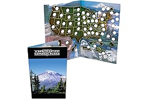 National Park Quarter State Collector Discovery Folder with U.S. Map