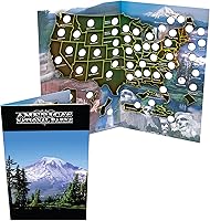 Vista 1 de Mapa plegable en cuaderno de colección con los parques nacionales