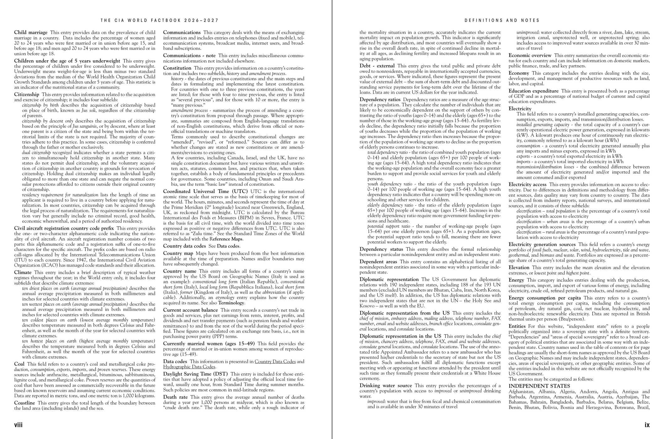 The CIA World Factbook 2026-2027