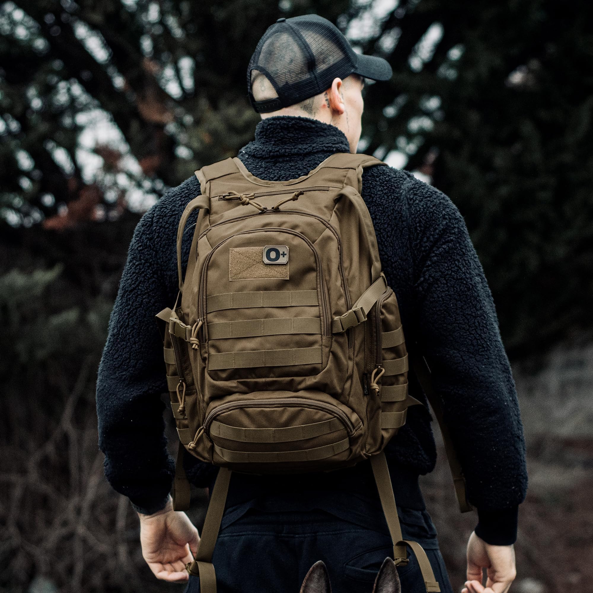 Mardingtop 25 Litri Zaino Tattico Militare Zaino da Trekking Sportivo Outdoor Zaino per Uomo Donna Leggero Daypack per Escursione Alpinismo Campeggi Viaggio