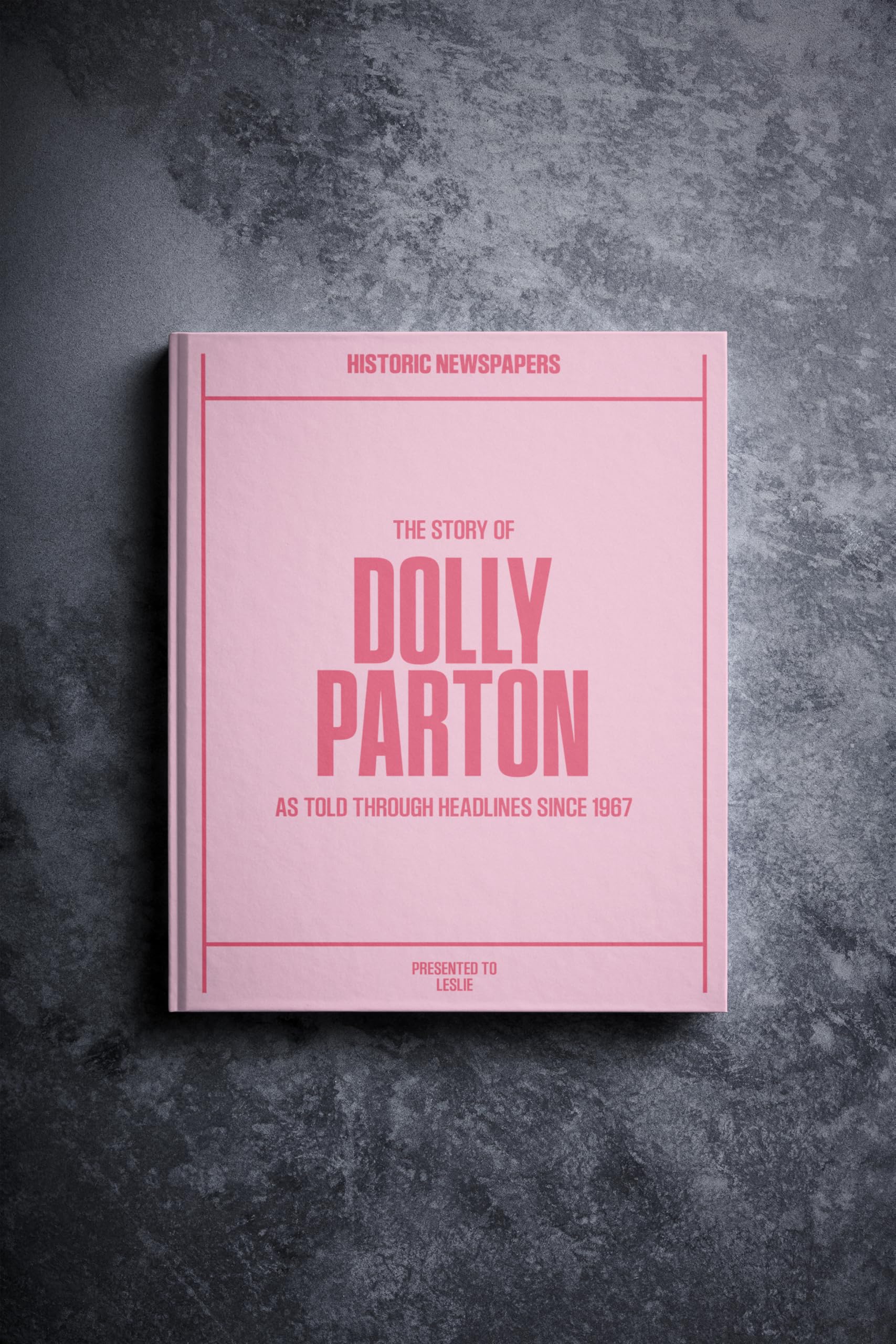 Historic Newspapers - Dolly Music Newspaper History Book, Icons and Legends of Music Gift - Keepsake Books - for Music Lovers (Dolly P) — image 1