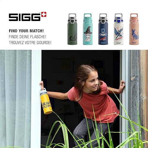 Miniatura 5 de SIGG - Botella de agua para niños - WMB ONE Brave Bear Yellow - A prueba de fugas - Ligera - Sin BPA - Deportes y Bicicleta - 20 Oz