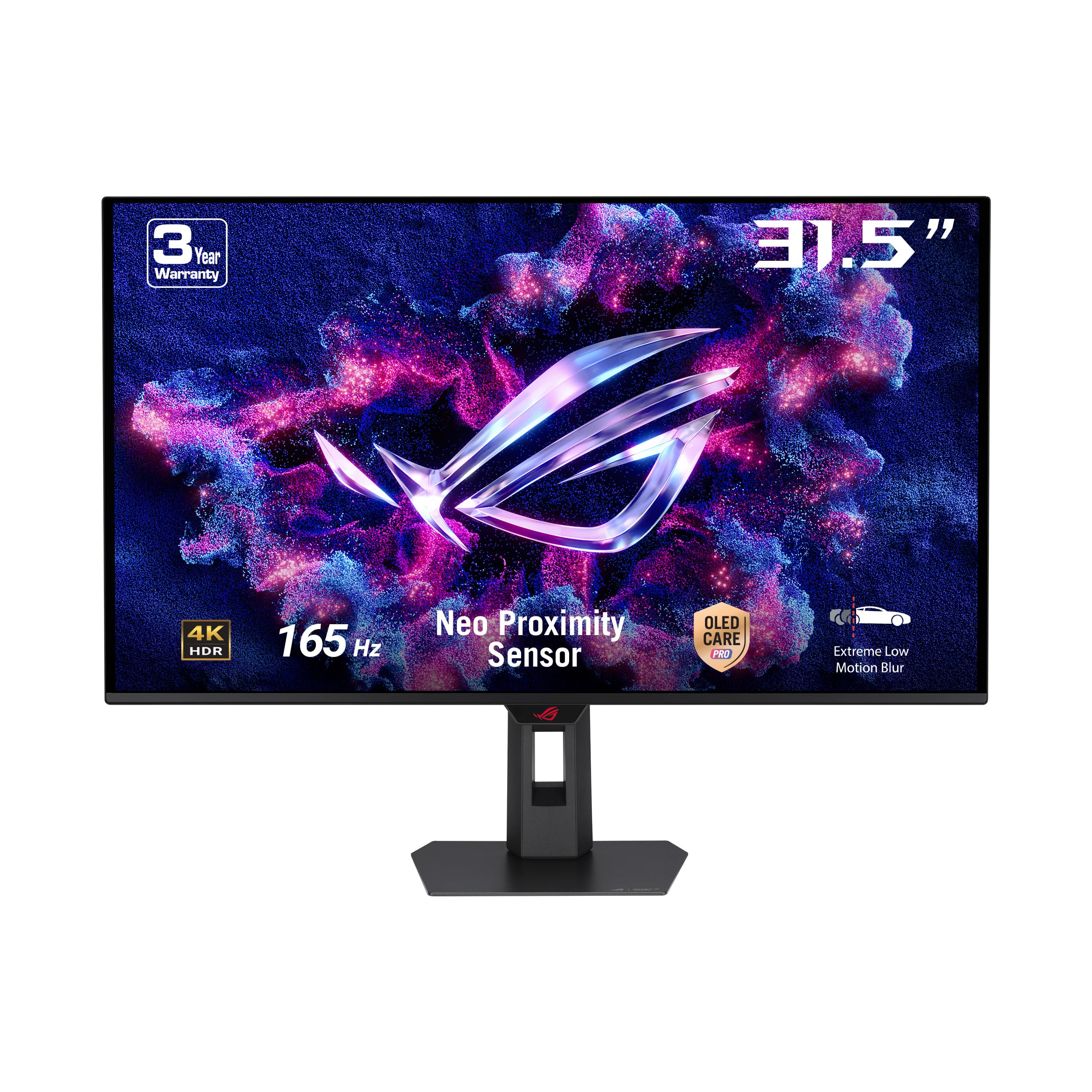 ASUS ASUS ROG Strix XG32UCDS Gaming Monitor 31.5 Inch 4K UHD QD-OLED (3840 x 2160), 165 Hz, 0.03 ms (GTG) Response Time, Neo Proximit