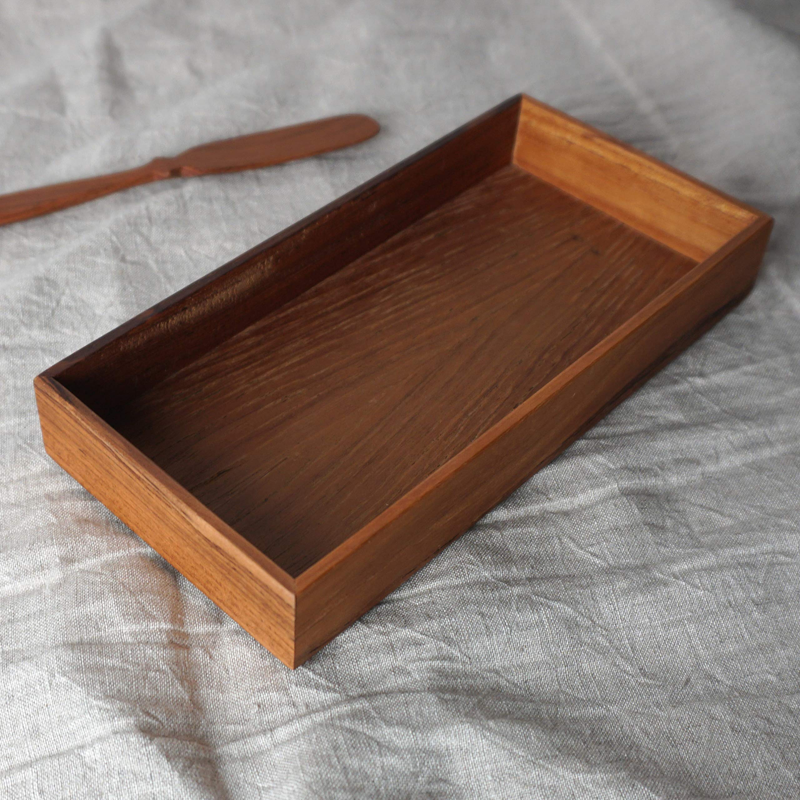 Amazon｜重ねられる木製ツールトレー【HS-03M】【Mサイズ】【お皿