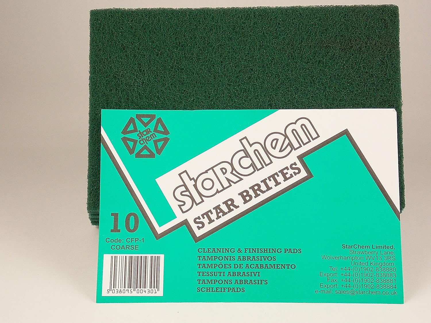Starchem Starbrite Scuff Pads Abrasive Pads Scotch Finishing Pads Green