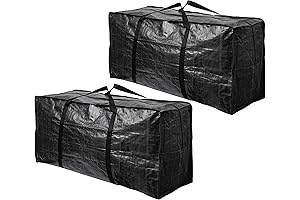 66 Gallon Extra Large Heavy Duty Zippered Storage Bags