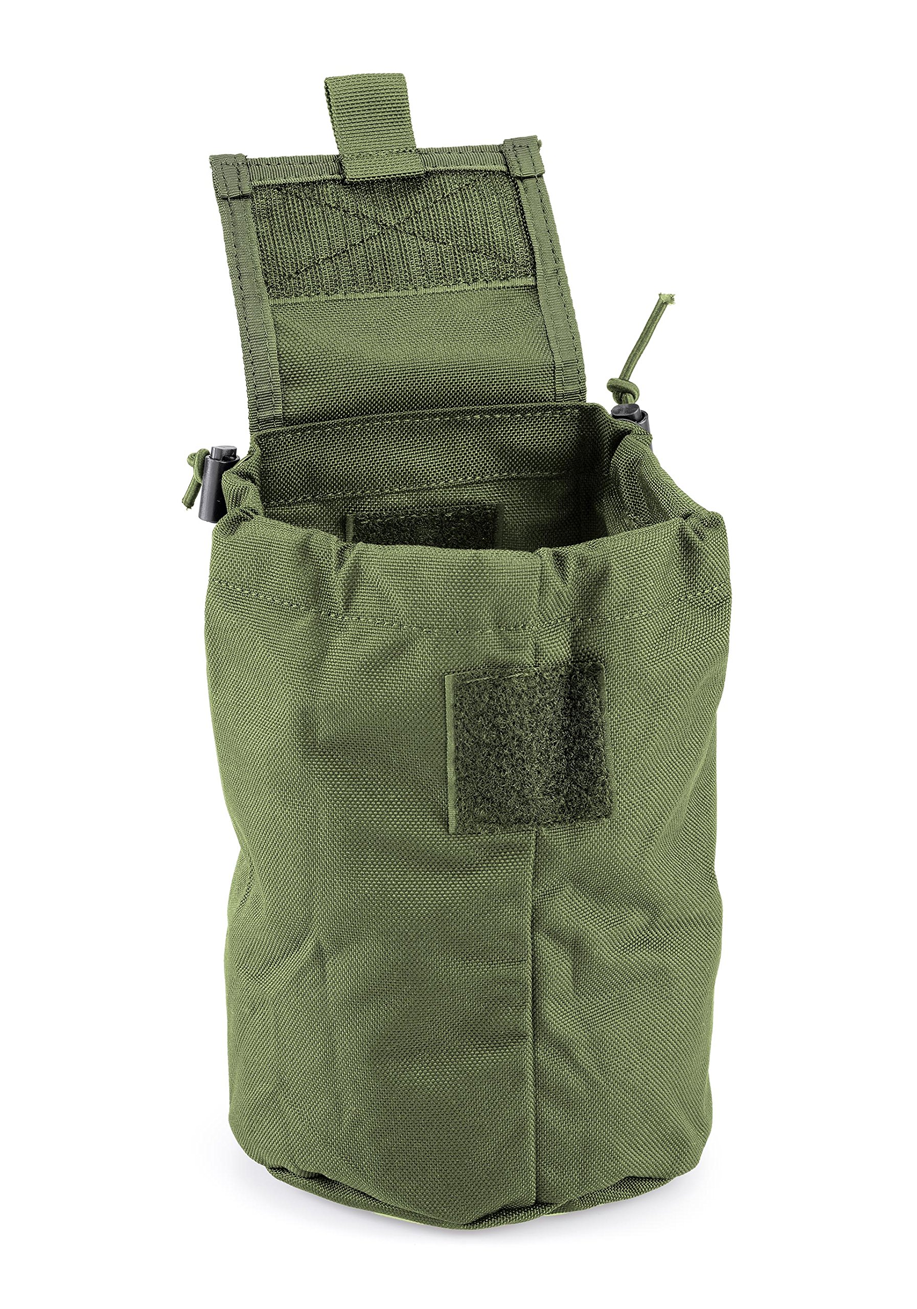 DEFCON 5 TASCA MULTIUSO RIPIEGABILE MOLLE OD GREEN / DEFCON 5 MULTI-PURPOSE FOLDING POCKET SPRINGS OD GREEN