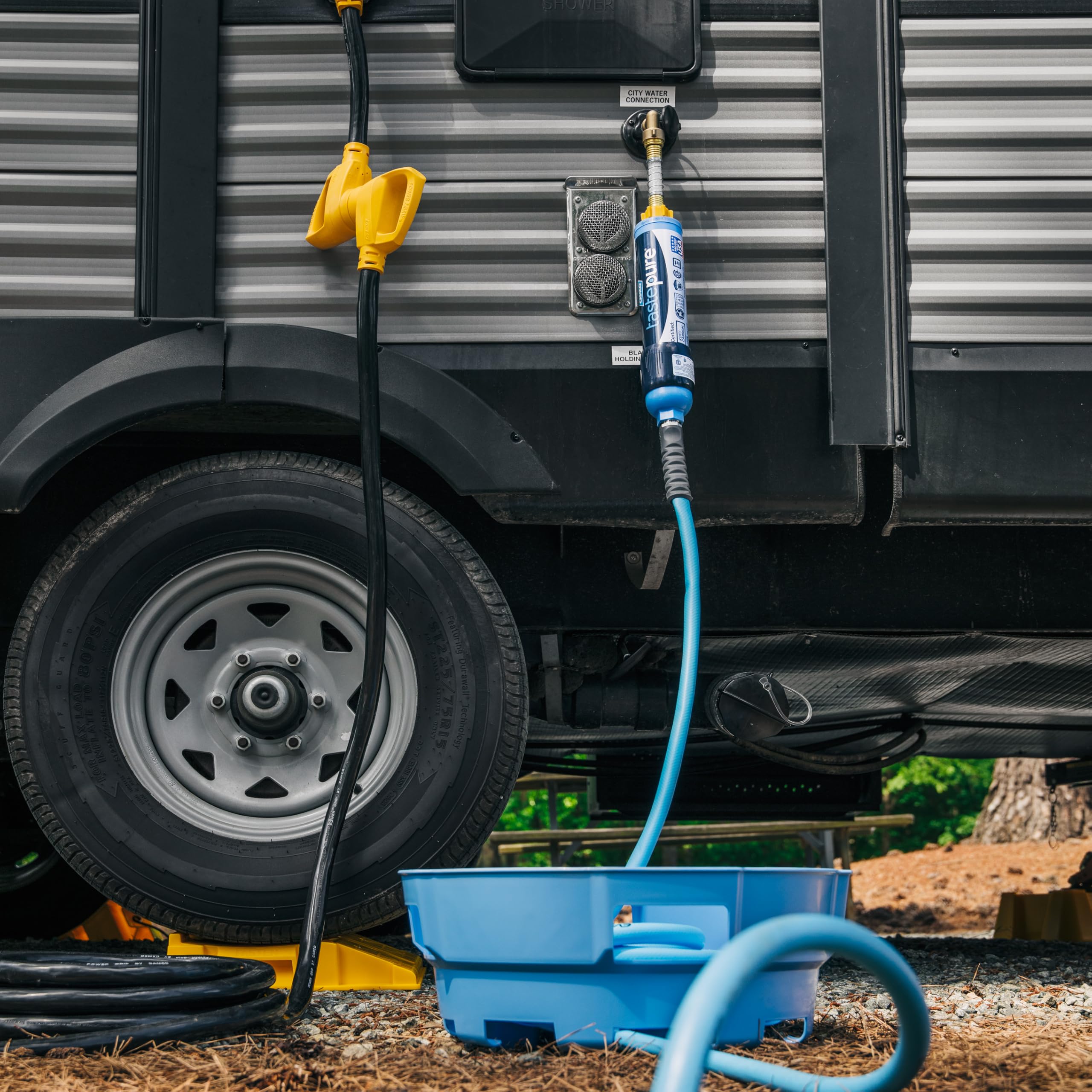Camco 22595 EvoFlex - Tubo per acqua potabile da 35 m, 15,8 cm, con design extra flessibile, ideale per camper e marini