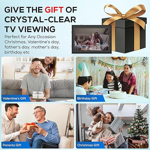 Miniatura 6 de Antena digital HDTV - Amplificador de señal de TV interior - Cobertura de más de 50 millas - 4K UHD