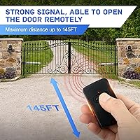 Vista 2 de Abridor de puerta de repuesto RB741 GTO abridor de puerta Mighty Mule Control remoto puerta de garaje FM135 Transmisor remoto 3 piezas controlador