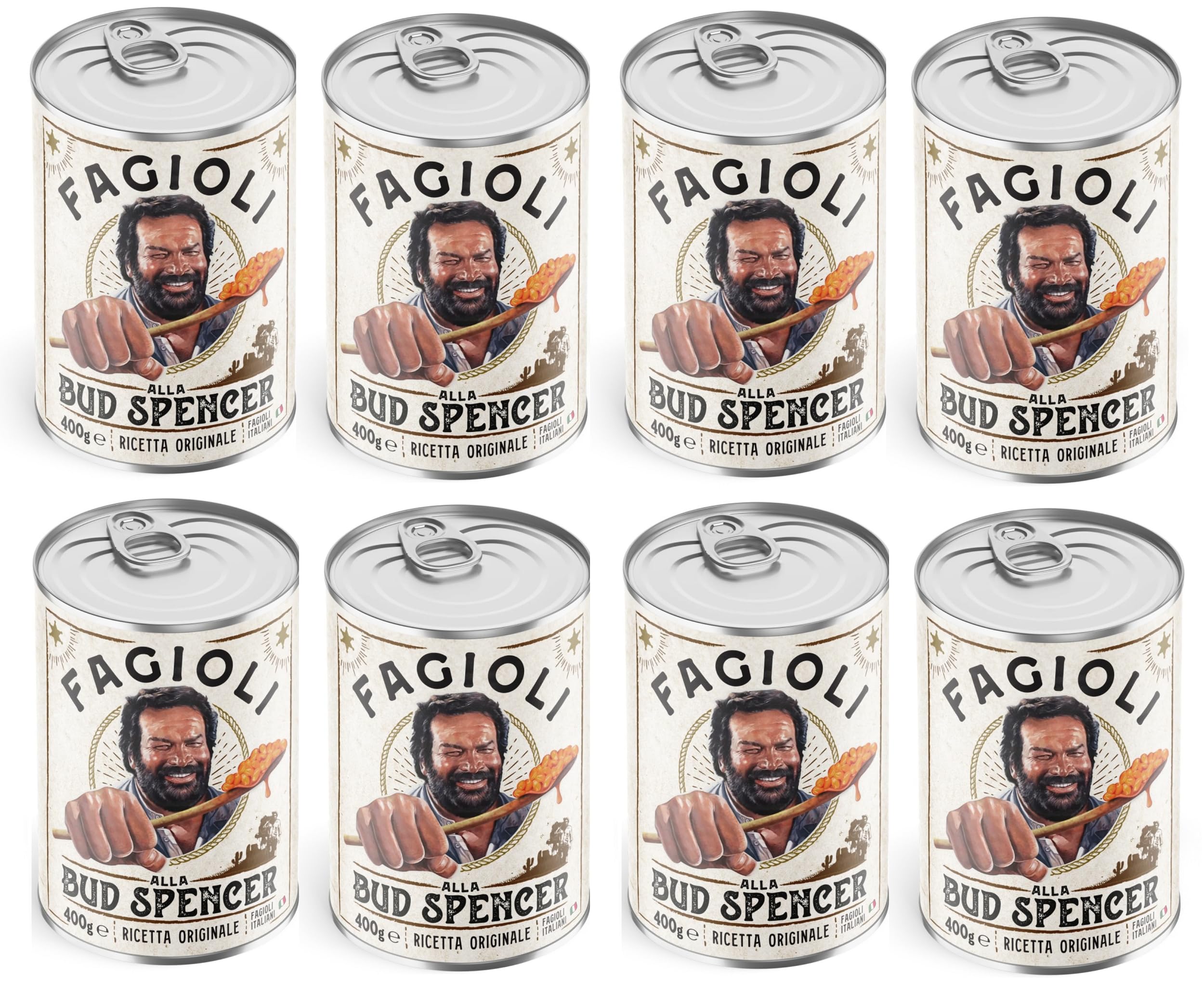 Fagioli Pinto alla BUD SPENCER Ricetta Originale 8 confezioni da 400gr