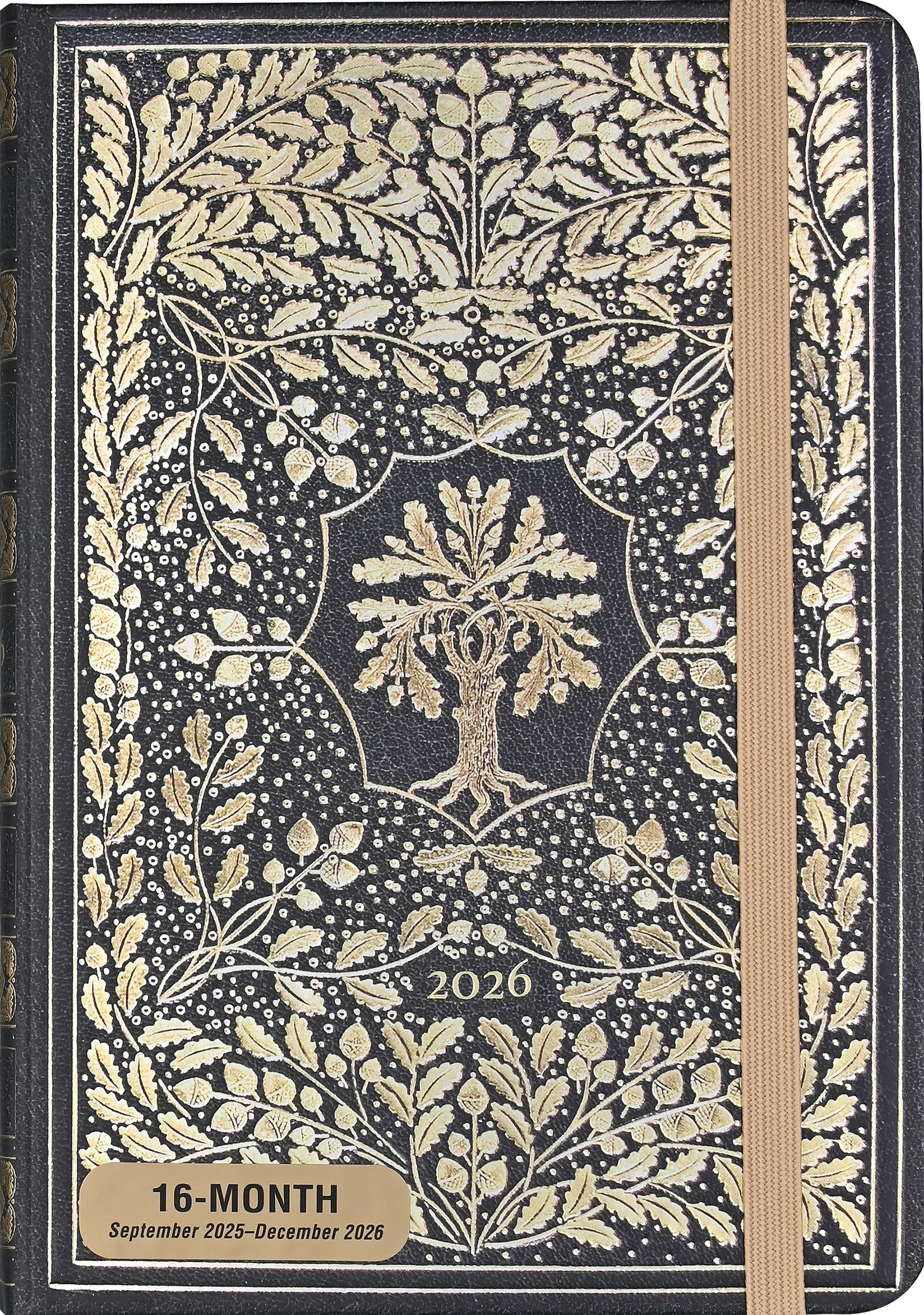 2026 Gilded Tree of Life Weekly Planner (16 months, Sept 2025 to Dec 2026)