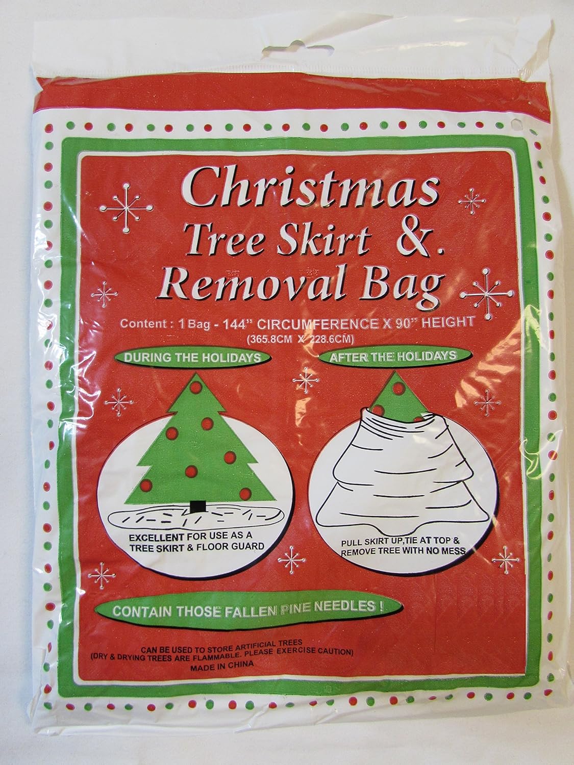Holiday Essentials Christmas Tree Removal Bag Amazon.co.uk Home
