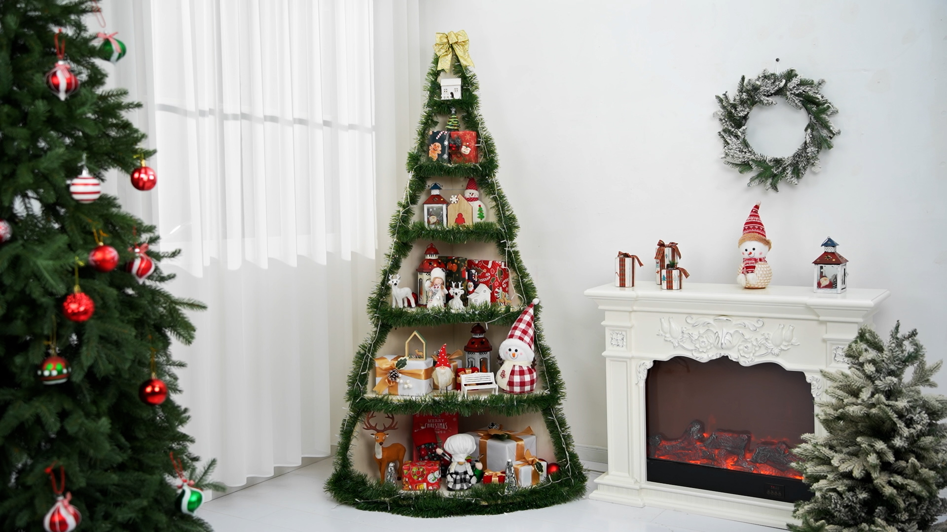 Amazon.com: CroBlissful 6 Tier 6ft Christmas Village Display Stand
