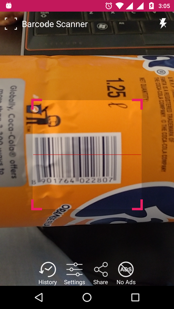 QR & Barcode Scanner App on the Amazon Appstore