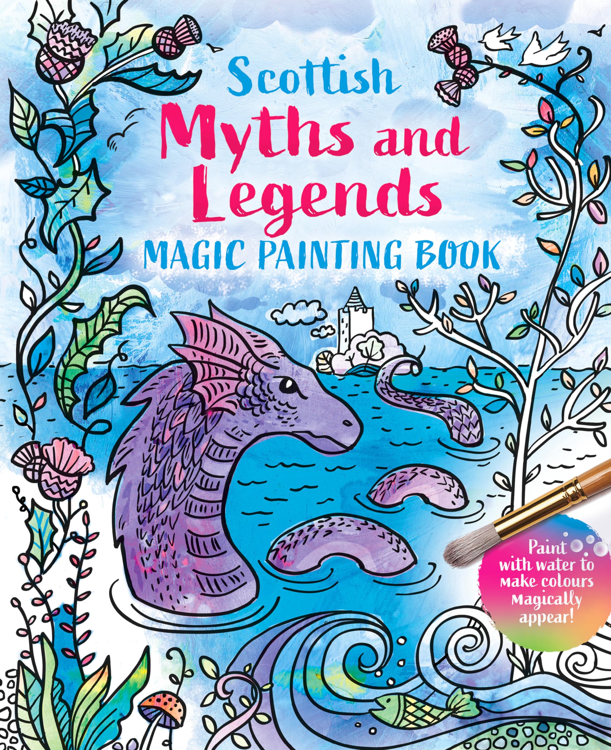 Scottish Myths and Legends: Magic Painting Book