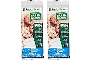 FoodSaver Zipper Bags (1-Gallon, Pack of 24)
