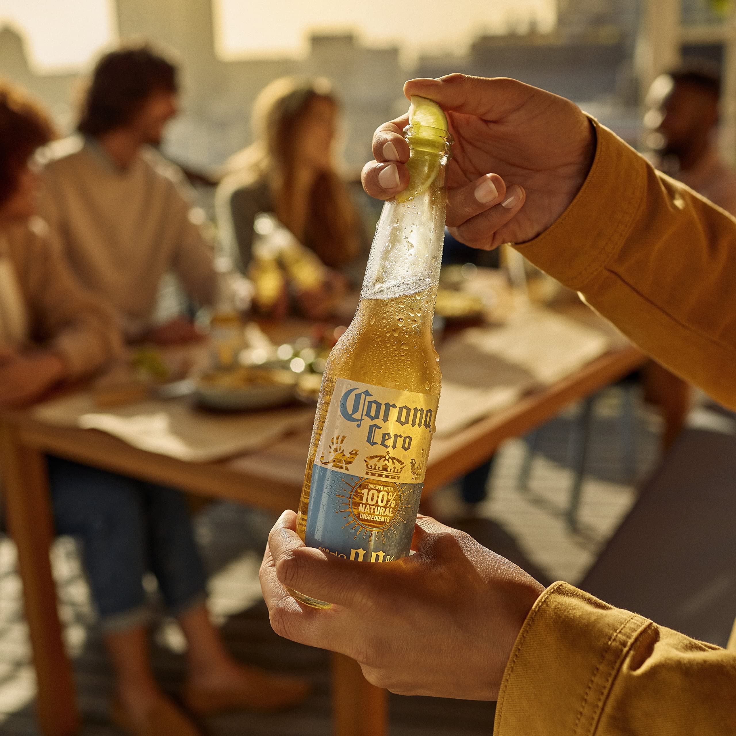Corona Cero 24 botellas 33 cl Cerveza 0.0% Alcohol Ingredientes Naturales