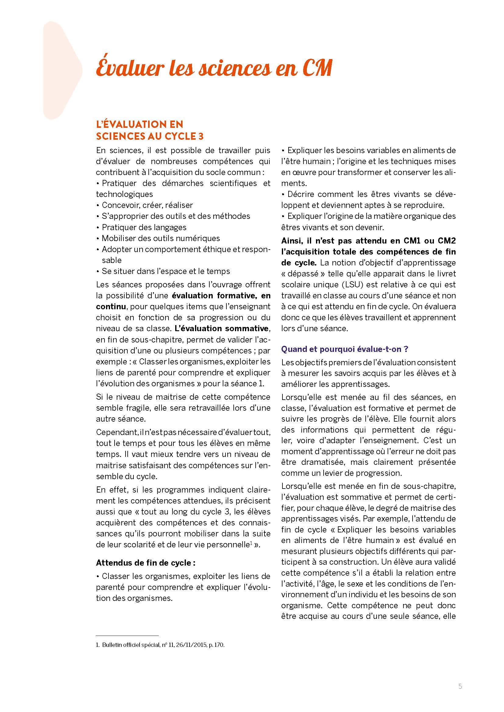 Sciences CM - Le vivant (+ ressources numériques)