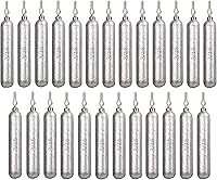 Vista 22 de Reaction Tackle Pesos de tiro de caída - Plomos para pesca de tiro de caída de agua salada y agua dulce - Forma de lápiz delgado - Plomos de pesca