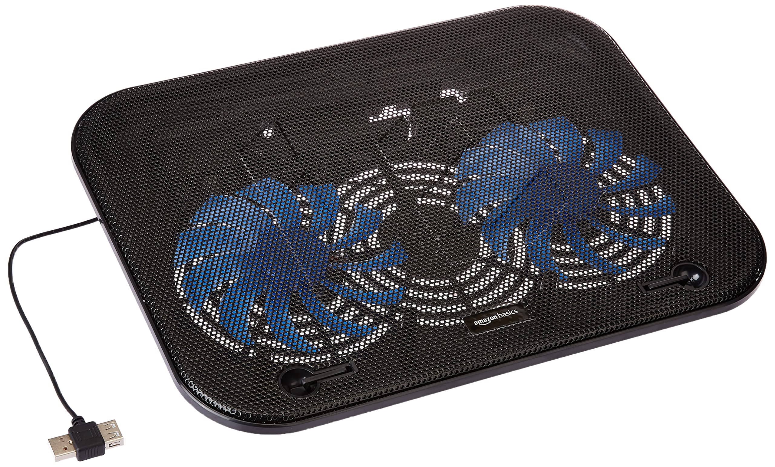 Buy Amazon Basics Laptop Cooling Pad, USB Powered Portable Gaming Laptop Cooler Stand Quiet 2