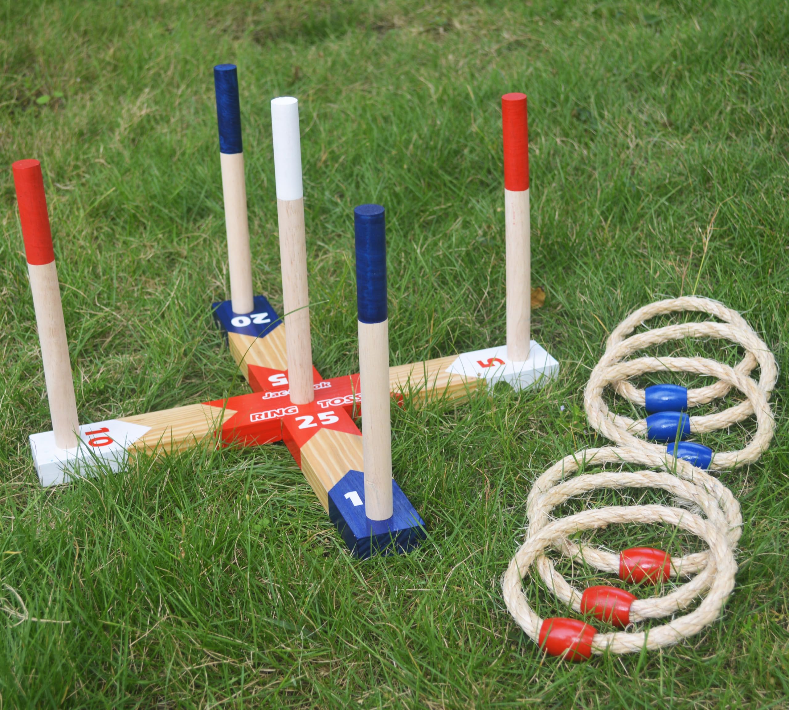 Garden Quoits Ring Toss Rope Pegs Hoopla Wooden Outdoor Indoor Family Fun Games | Australia - View #11