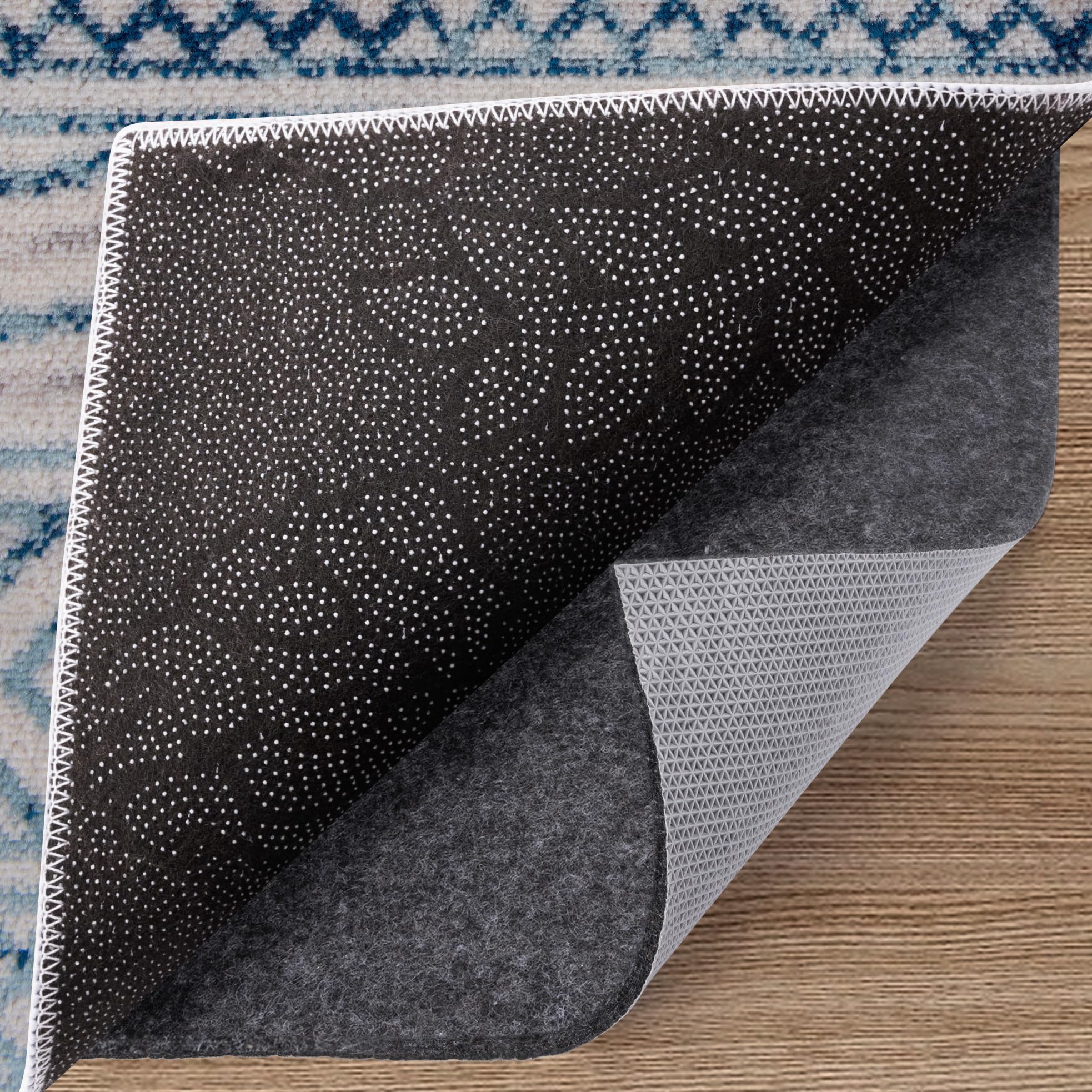 BALEINE Felt Non Slip Rug Pads, Extra Large 1/4" Thick Felt and Rubber Backing, Shock Absorbing Carpet Pad for All Carpets and Hardwood Floors (8x10 Ft)
