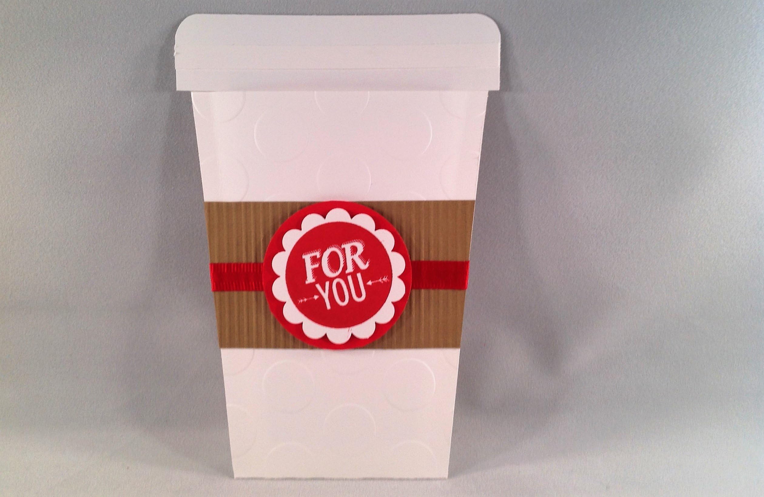 Coffee Cup Gift Card Holder