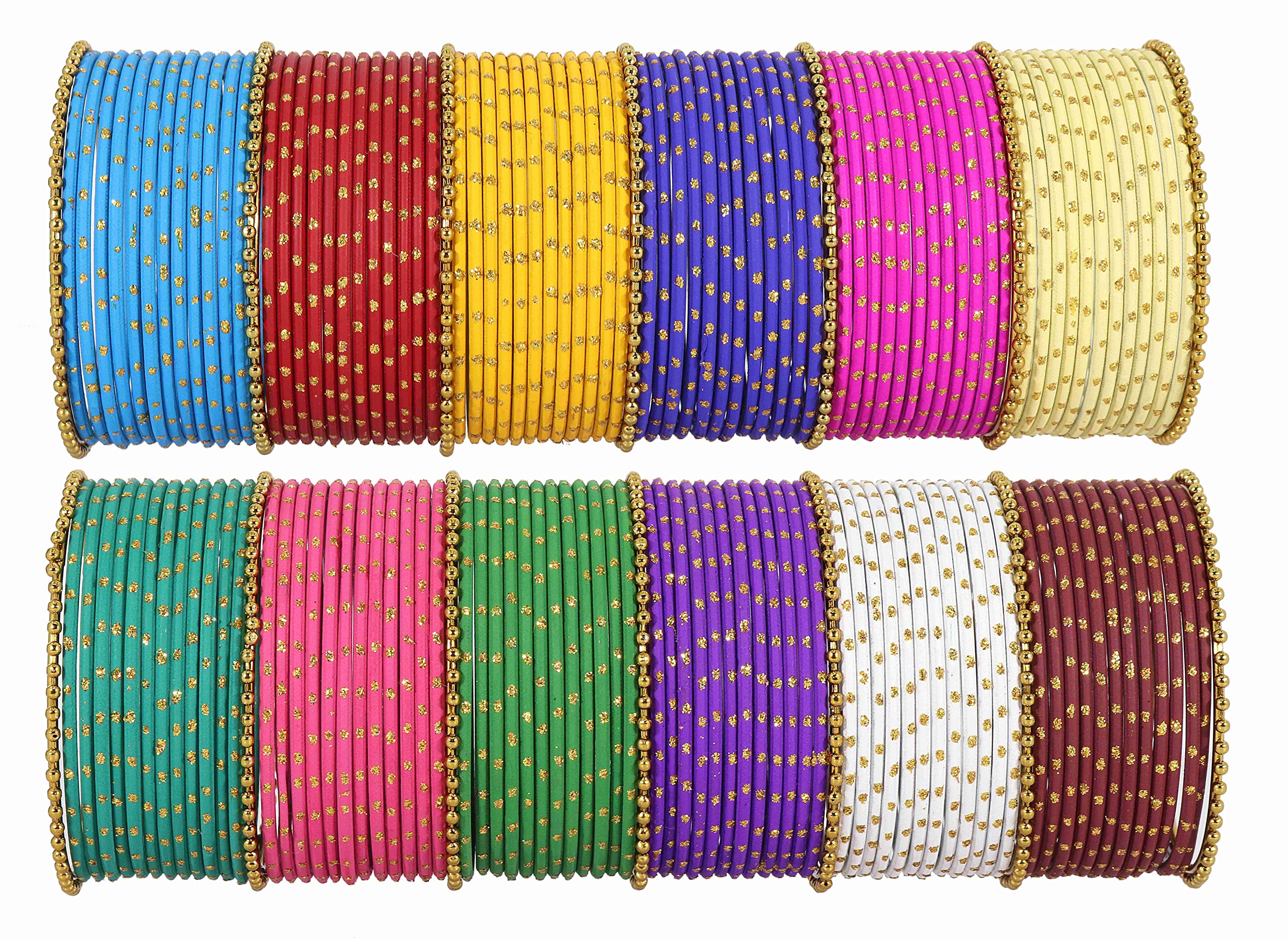 See full amazon price history chart for NMII Non-Precious Metal Base Metal With Zari Pattern and Ball Chain Linked Worked Bangles Set For Women and Girls,(Multi_2.6 Inches), Pack Of 158 Bangles Set NMII Non-Precious Metal Base Metal With Zari Pattern and Ball Chain Linked Worked Bangles Set For Women and Girls,(Multi_2.6 Inches), Pack Of 158 Bangles Set (B0BJQF4TDJ) Amazon Price History, Amazon Price Tracker