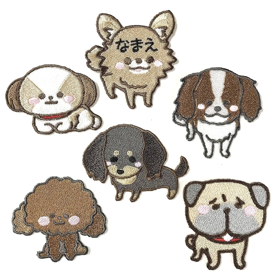 三姉妹犬のママページ。お名前ワッペン、ひらがなワッペンシール、マンマキッズ 三姉妹犬のママページ。お名前ワッペン、ひらがなワッペンシール