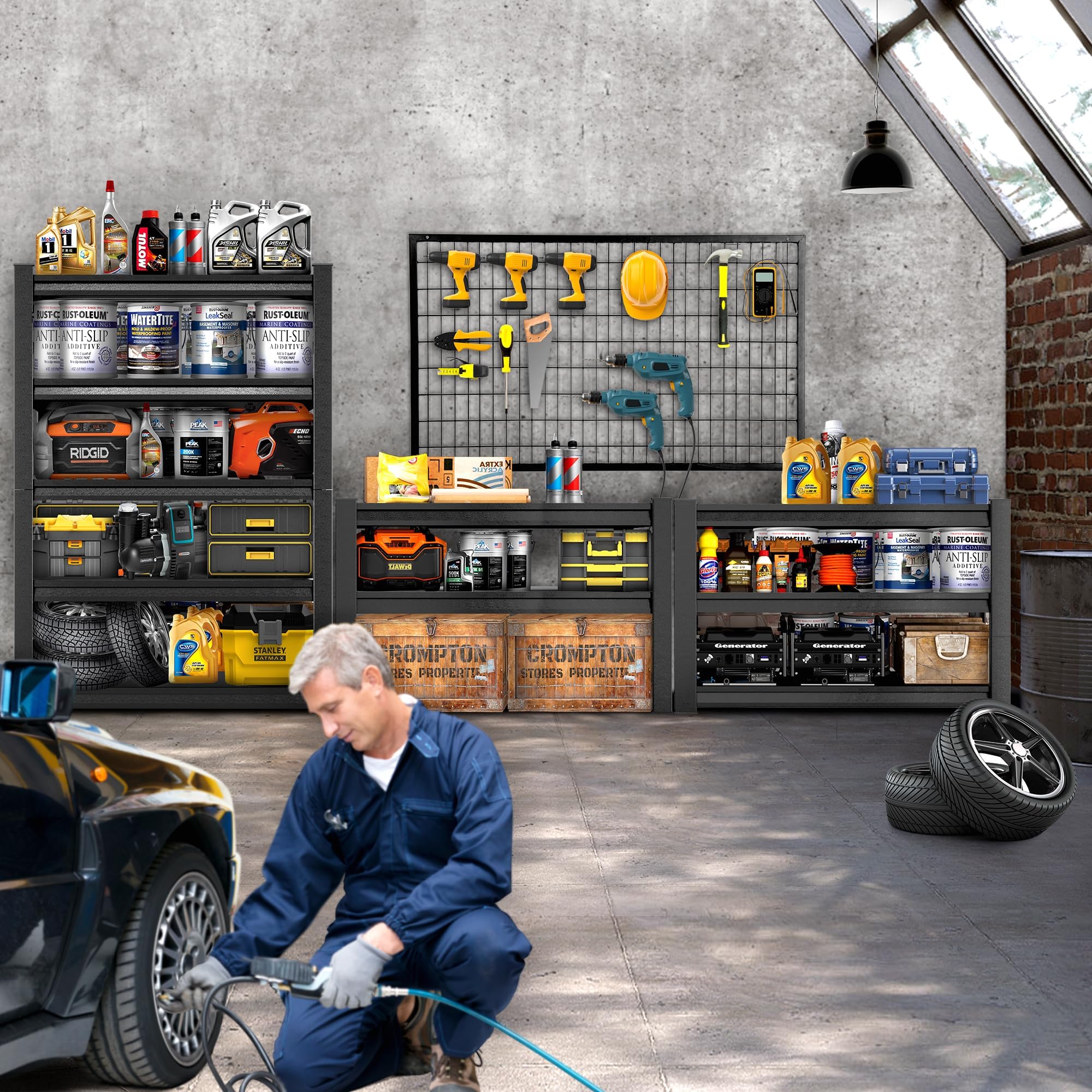 Amazon.com: Bezuny Garage Shelving,24