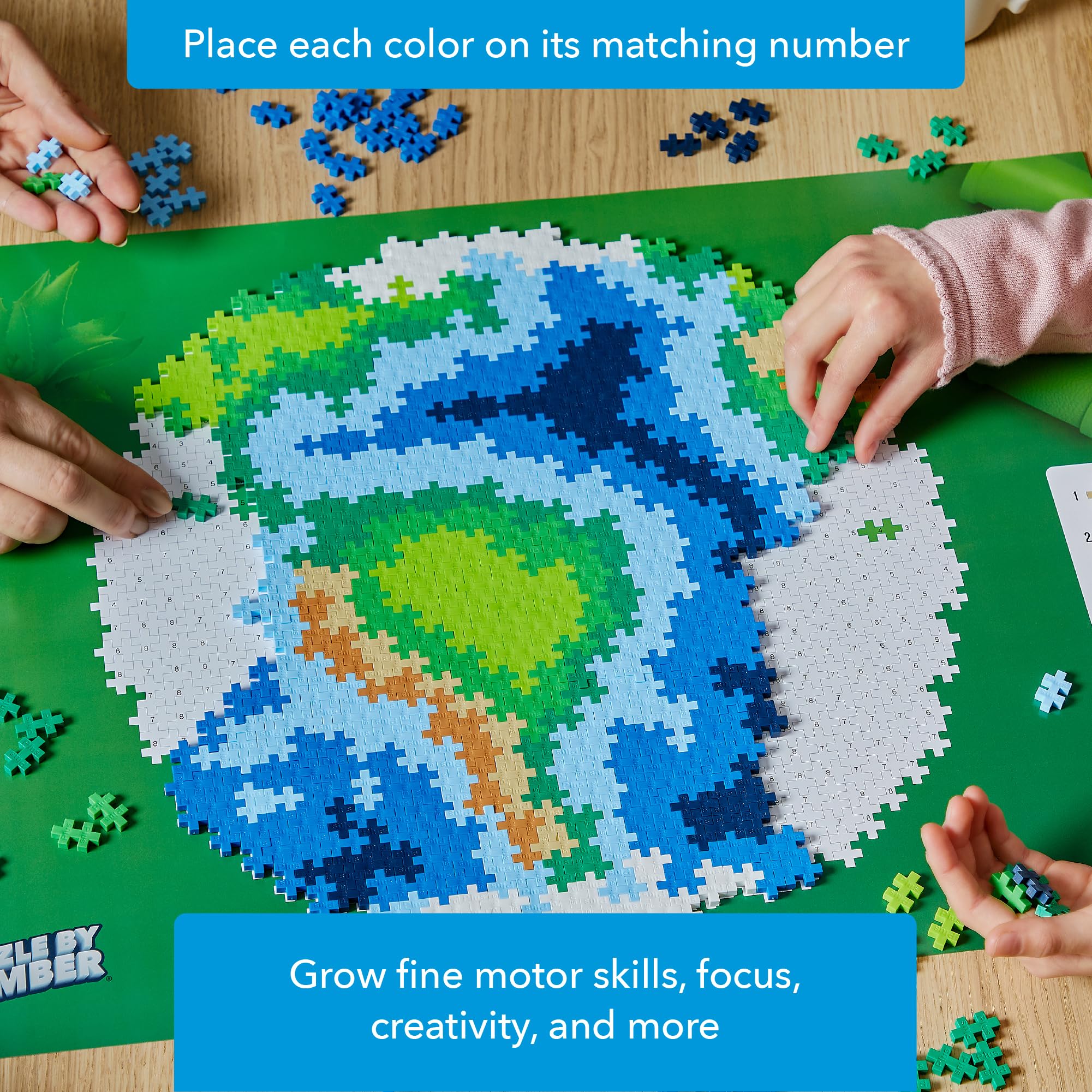 Amazon.com: PLUS PLUS Puzzle by Number, 800 Piece Mini