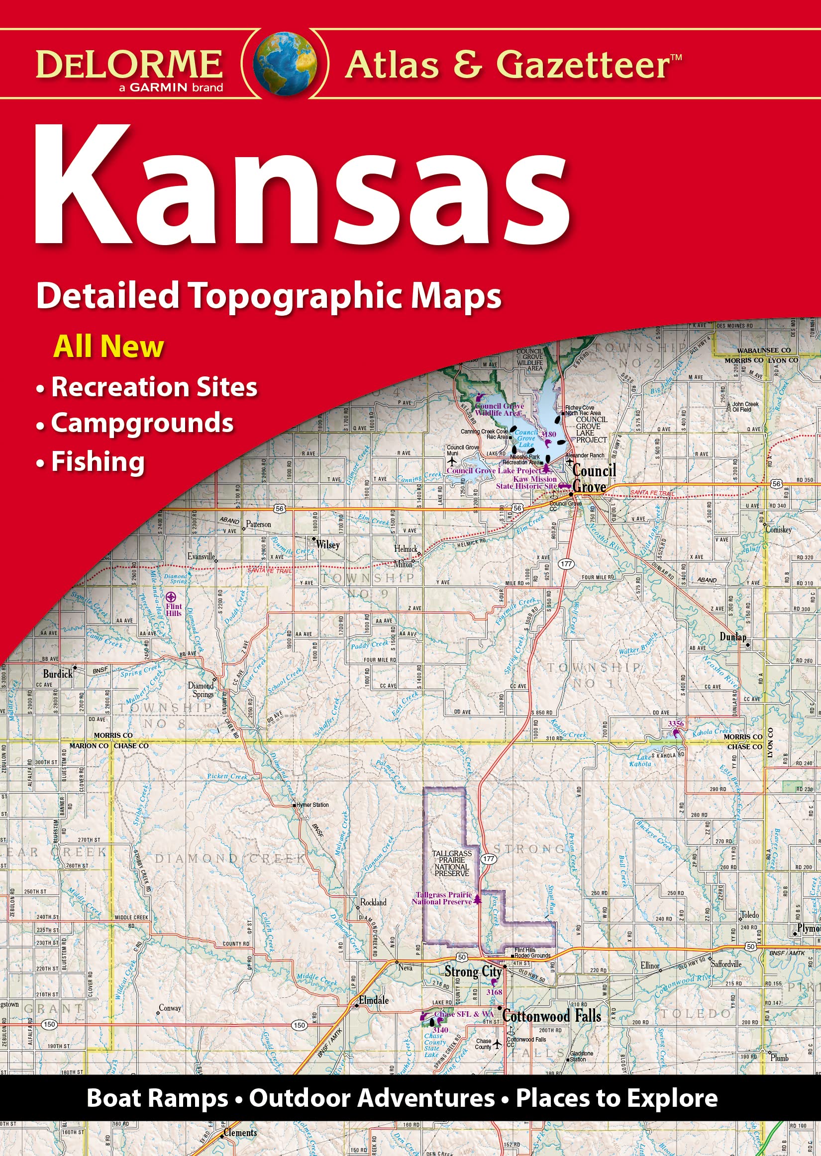 Delorme Atlas & Gazetteer: Kansas