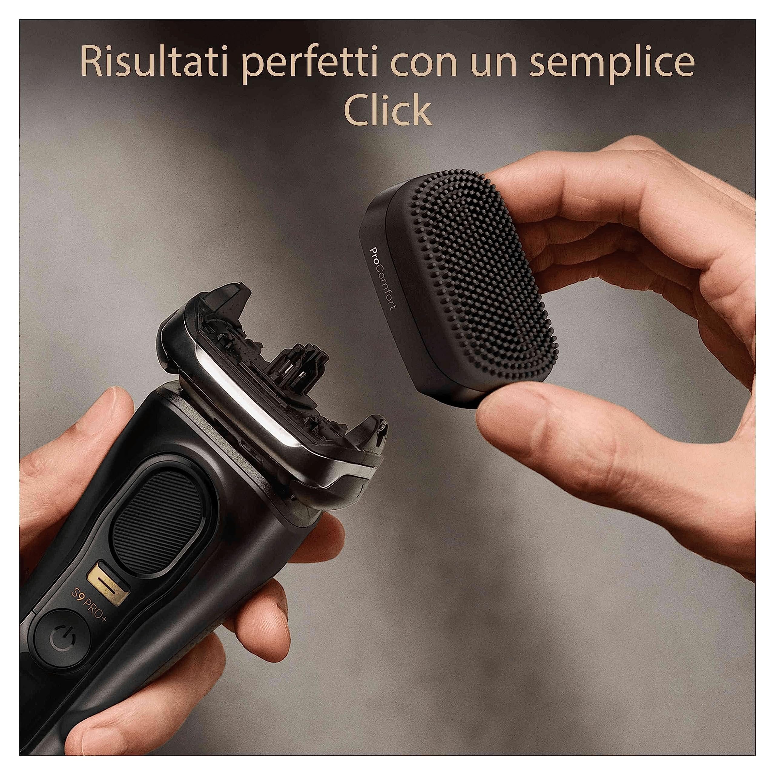 Braun Series 9 PRO +, Rasoio Elettrico Barba, Regolabarba Uomo, Rifinitore Di precisione, Custodia Viaggio, Lame Flessibili, Stazione SmartCare, , Batteria Litio Ion, Idea Regalo, 9590cc Nero