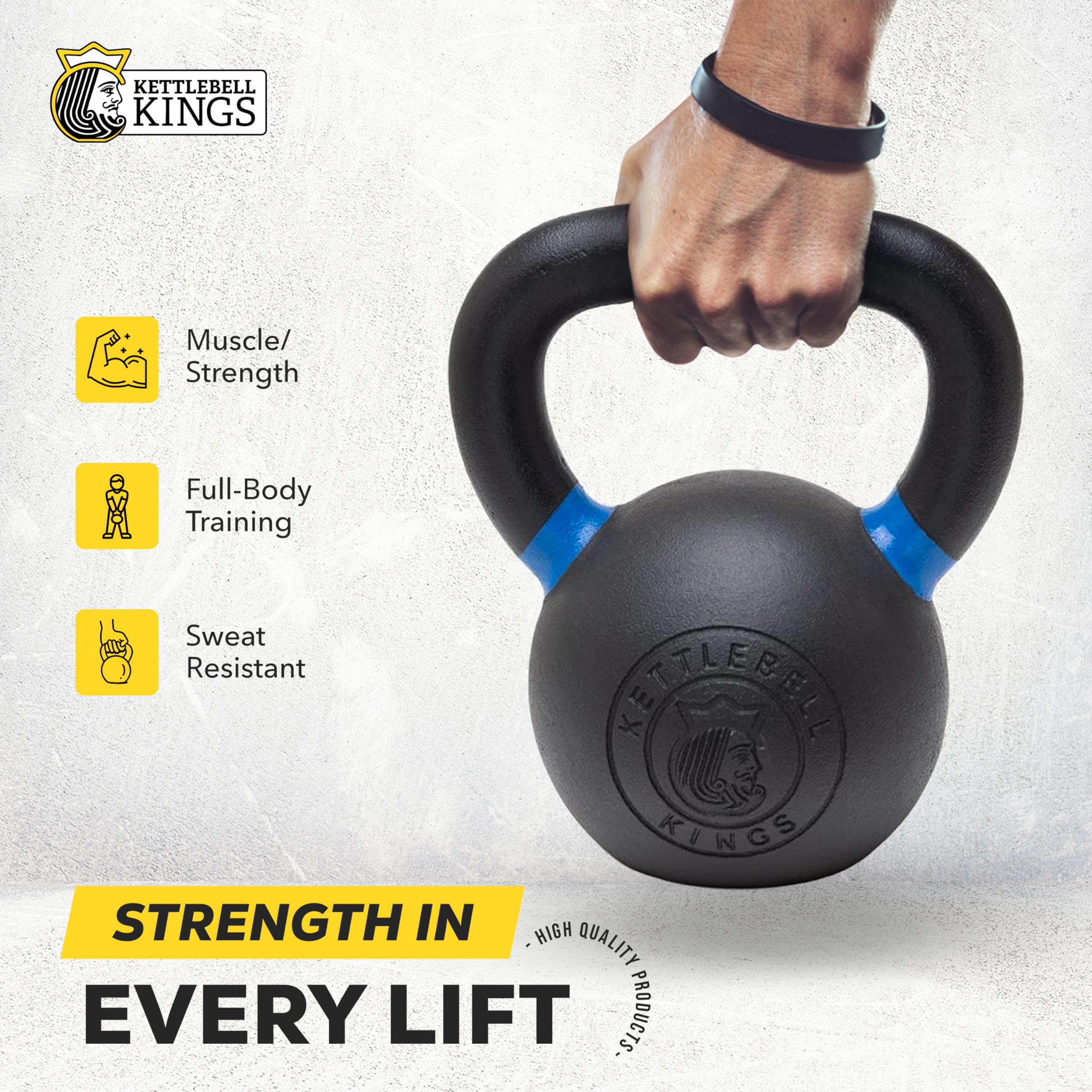 Amazon | (ケトルベルキングス) Kettlebell Kings粉体塗装ケトルベル