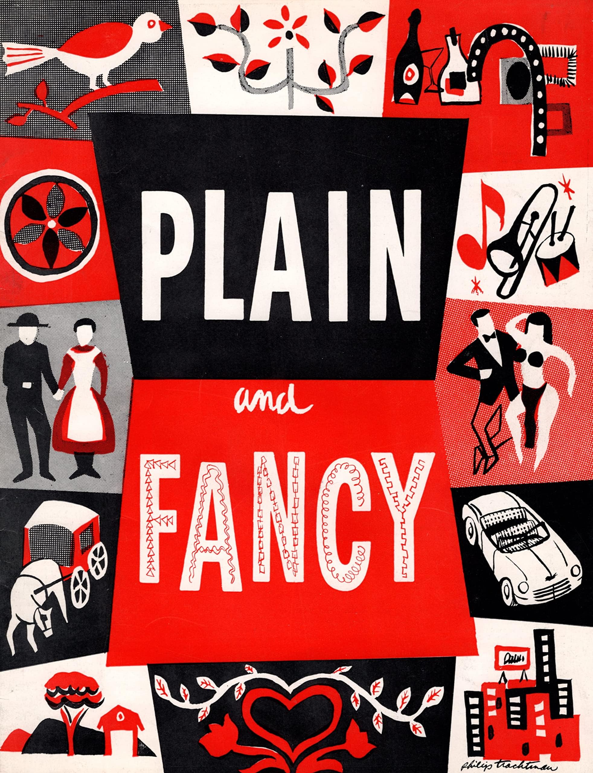 Barbara Ruick"PLAIN and FANCY" Marge Redman/Lois O'Brien/Christine Norden/Ted Lawrie 1956 Valley Forge Music Fair Souvenir Program