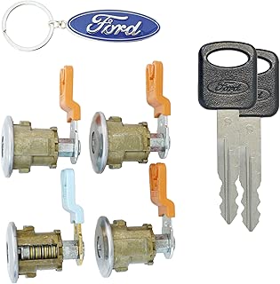 Ford Econoline Van - E150 E250 E350 - Four (4) Door Lock Set with New Keys for Cargo or Passenger Van - coolthings.us