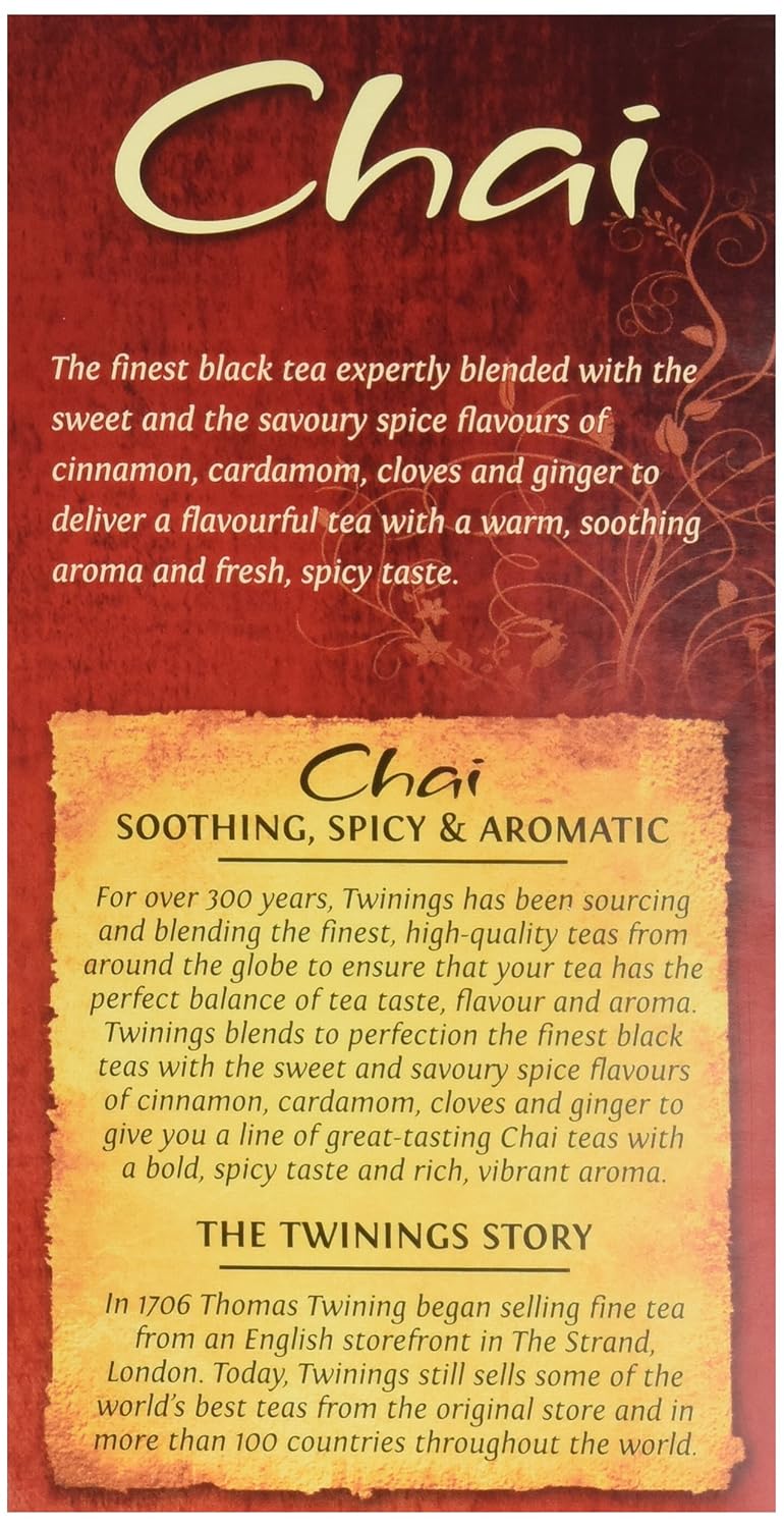Twinings Tea Chai Tea, 20 ct : Grocery & Gourmet Food