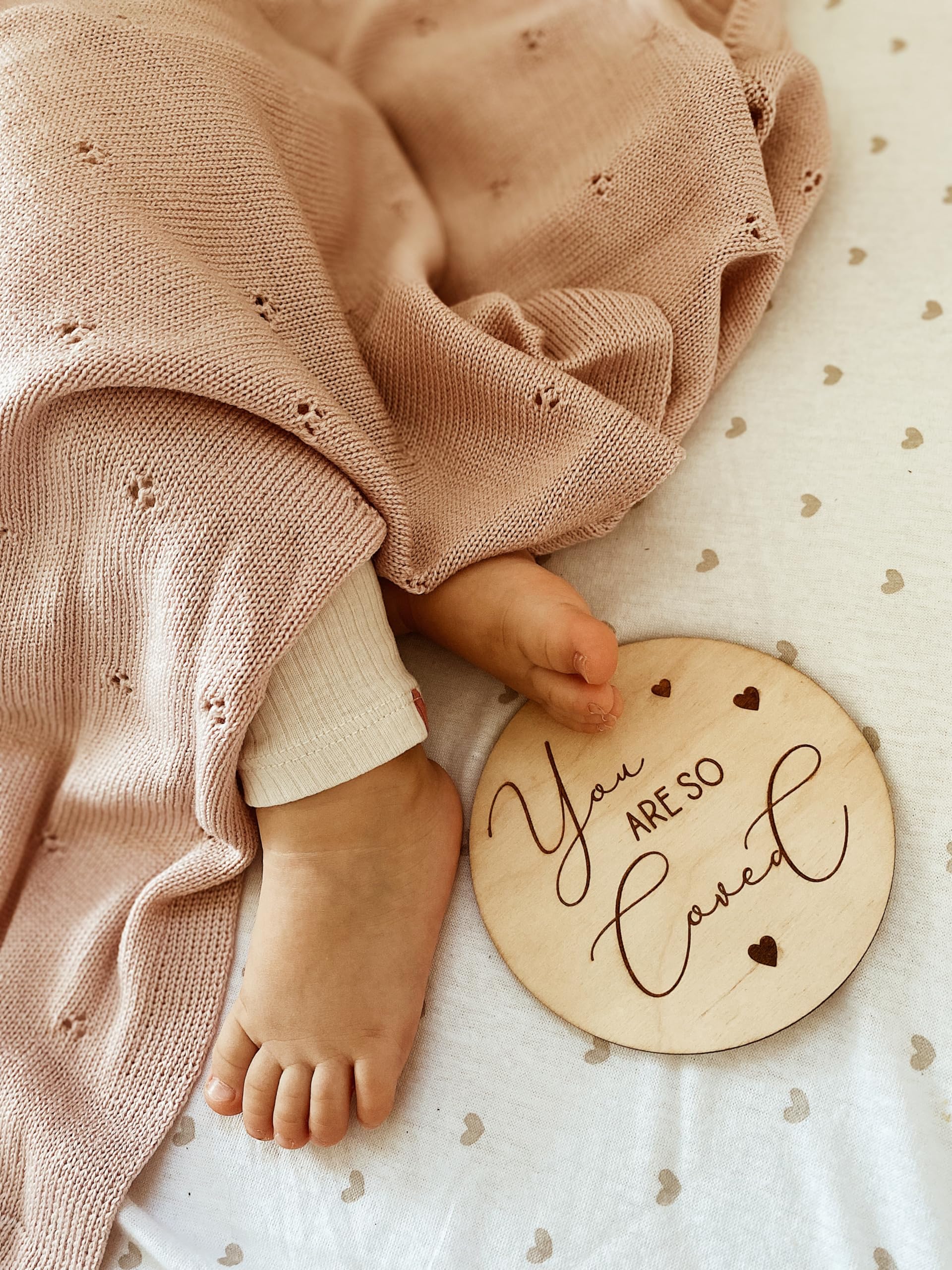 Merino Babydecke, 100% Wolle, Handgemacht, Nachhaltige Winterdecke für Neugeborene, Kuscheldecke, Geschenk zur Geburt & Taufe, Kinderwagendecke (Rosa)