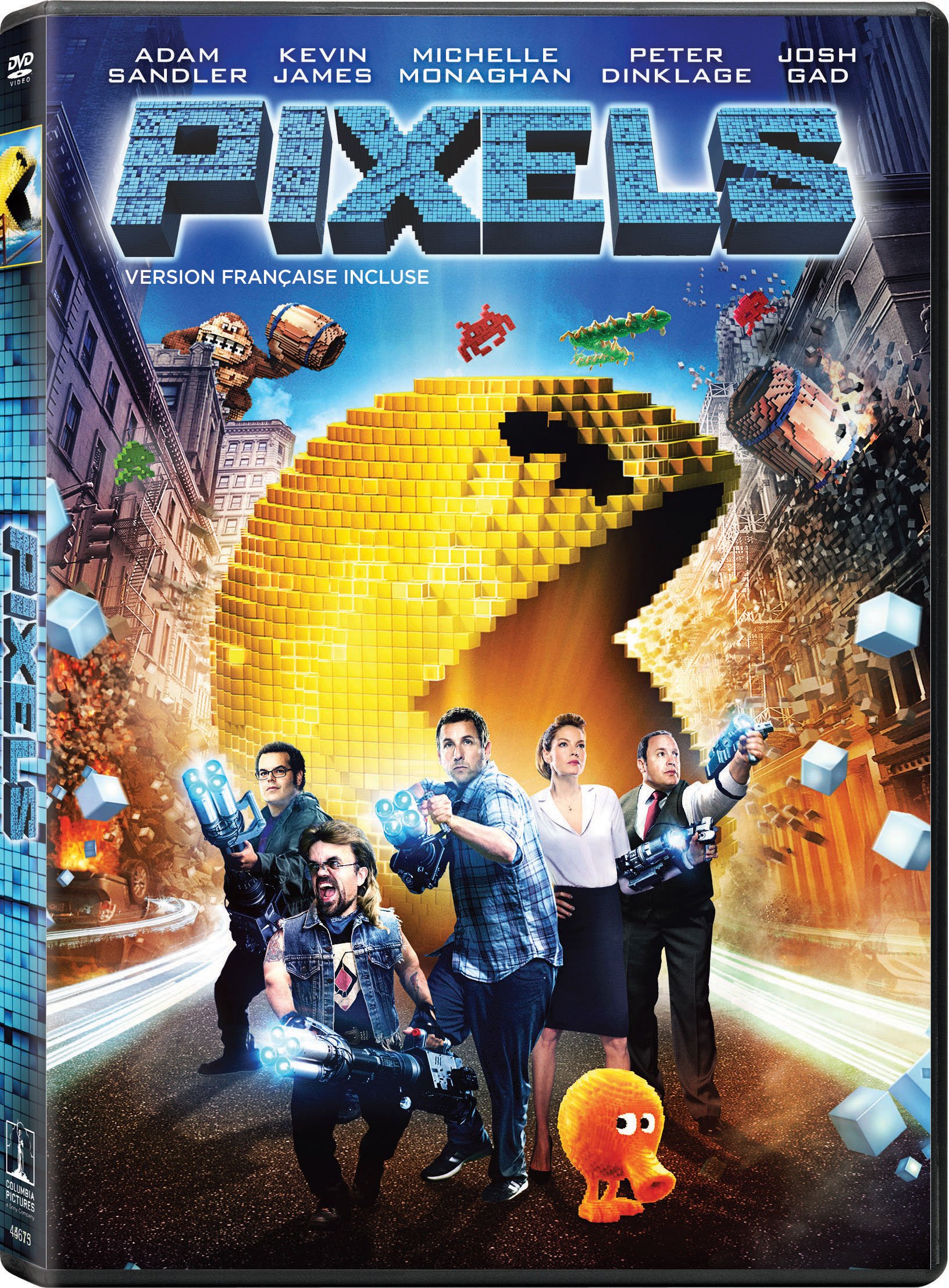 Pixels Bilingual: Amazon.ca: Adam Sandler, Kevin James, Michelle