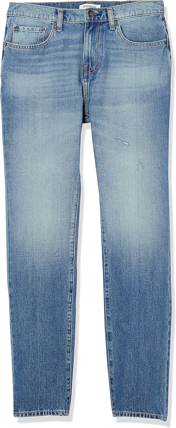 Amazon Essentials Men's Athletic-Fit Jean (Previously Goodthreads) 28W x 29L Washed Blue