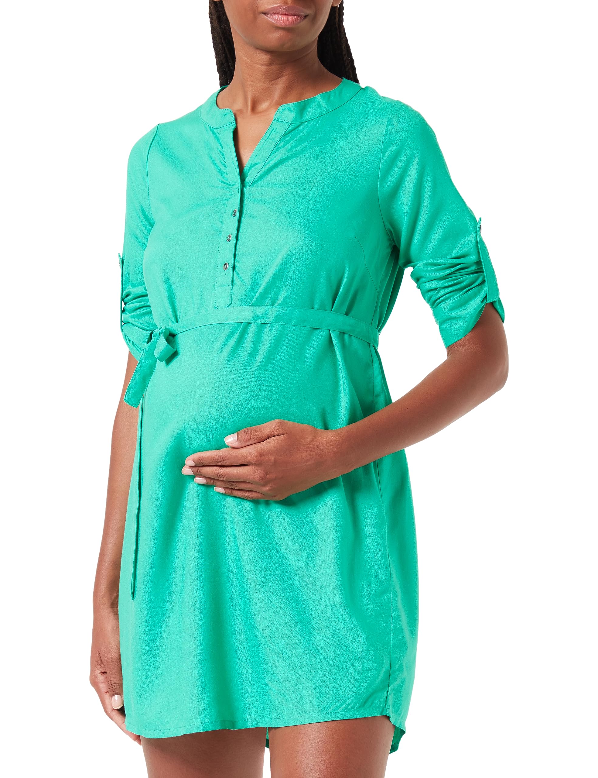 MAMALICIOUS Damen Mlmercy Lia 3/4 Woven Tunic Eco A. 2f Tunika
