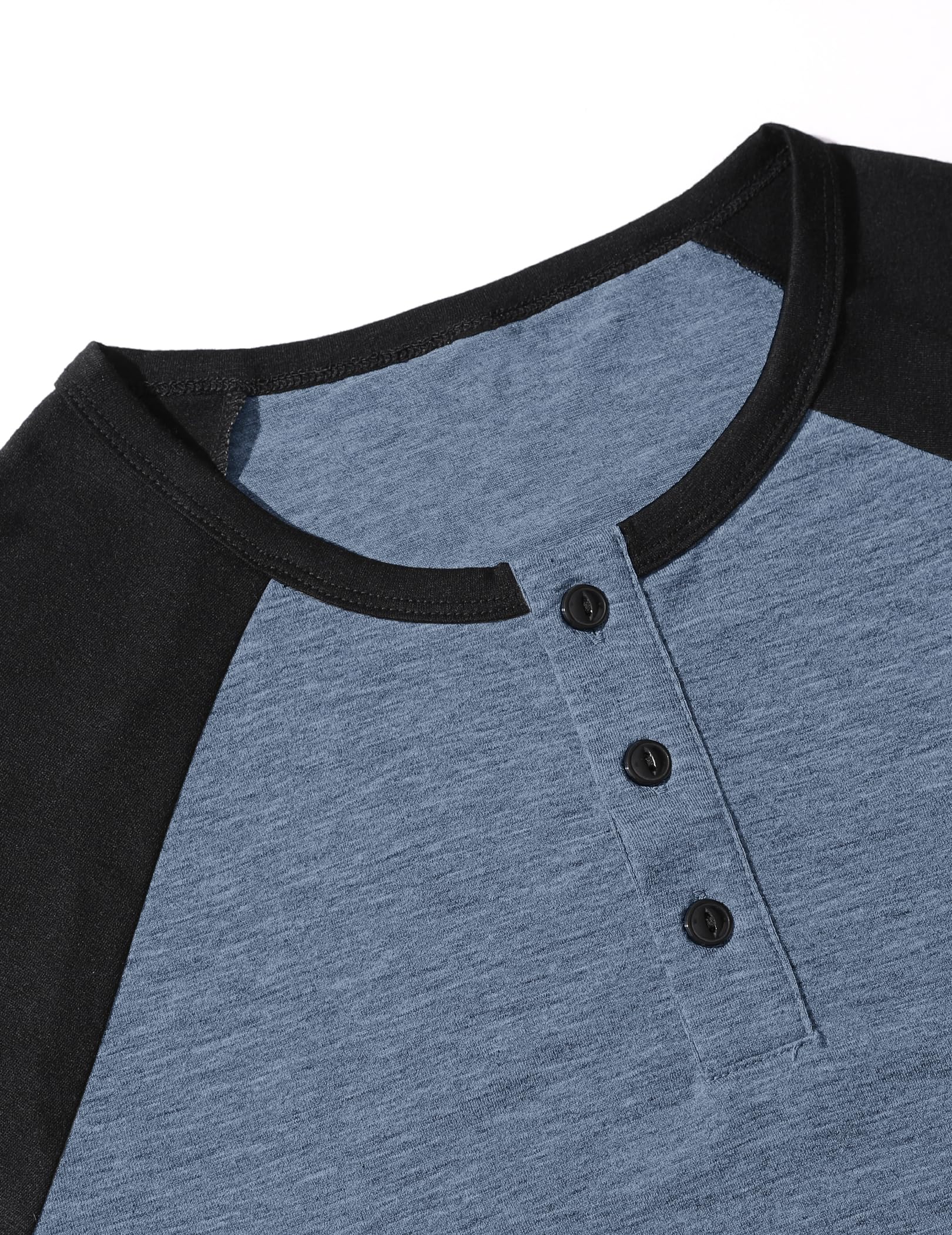 TARAINYA Henley T-Shirt Uomo Cotone Maglietta Manica Corta Estate Casual Coreana con Abbottonatura Regular Fit