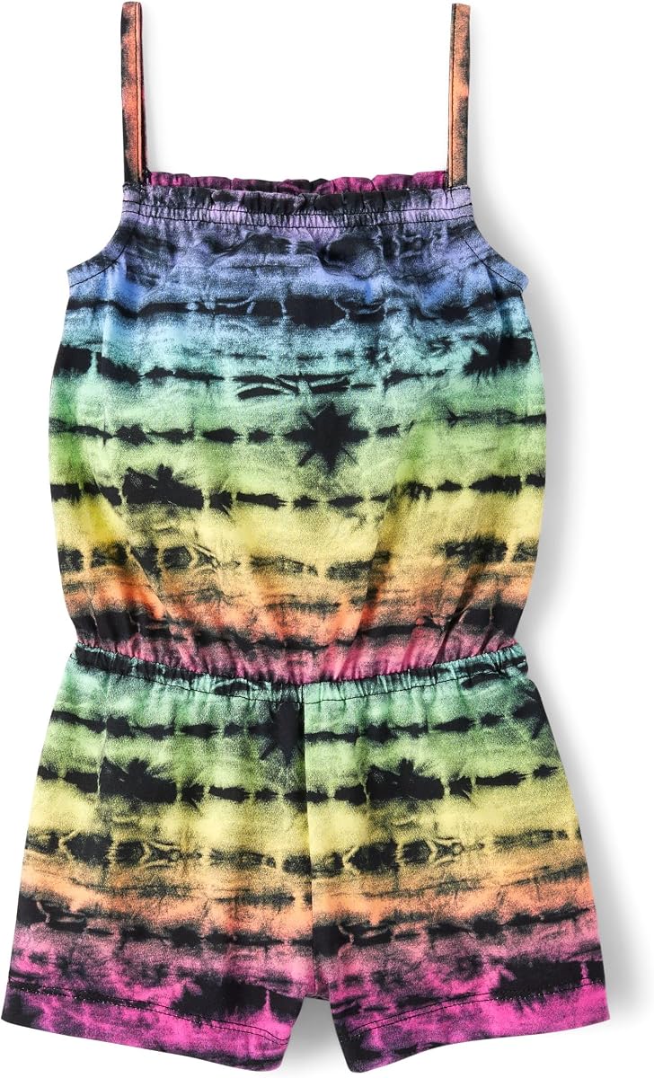 The Children's Place Baby Girls' And Toddler Casual Sleeveless Shorts Romper
