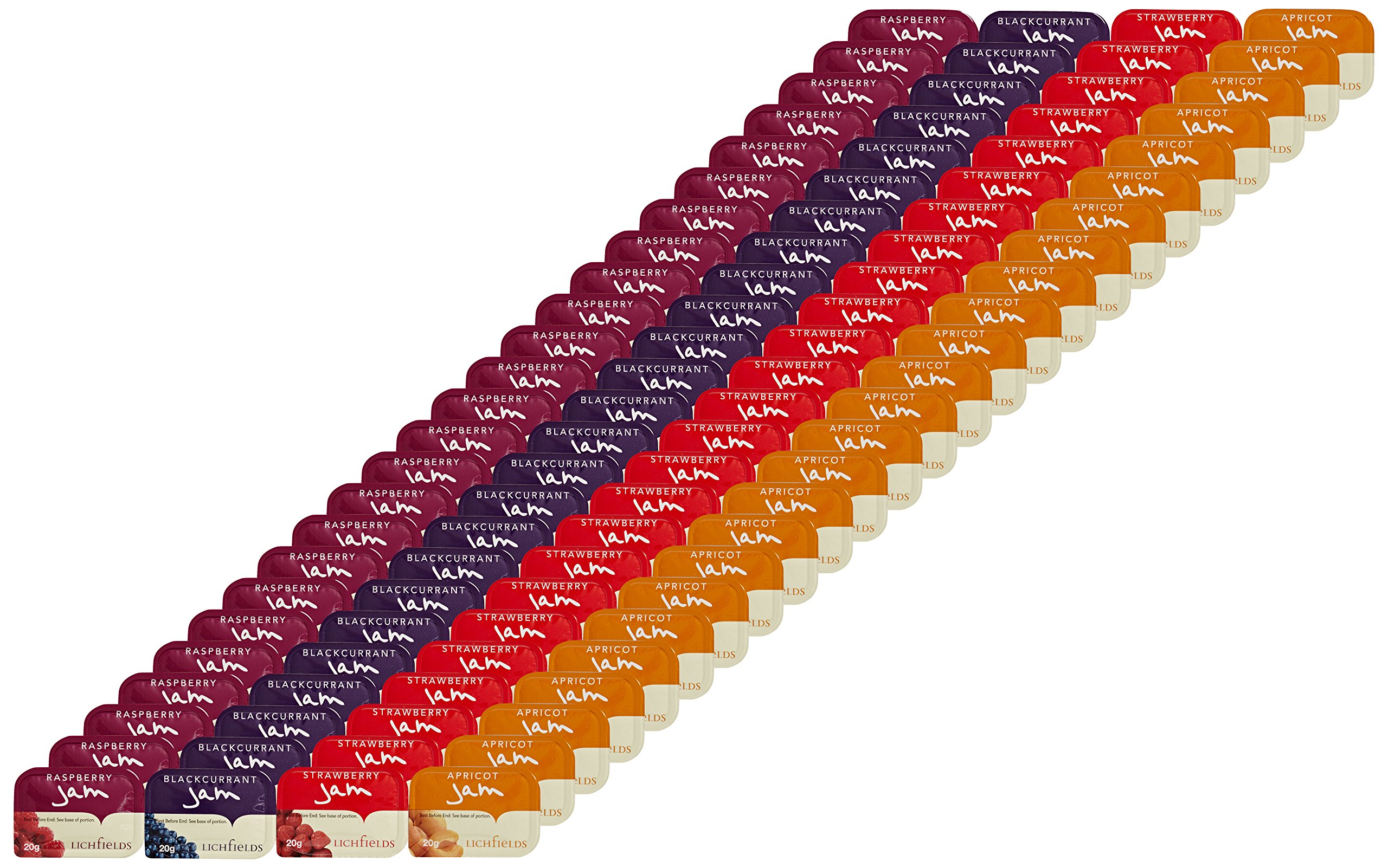 Lichfields 100 Jam Portions Contains 4 Variants