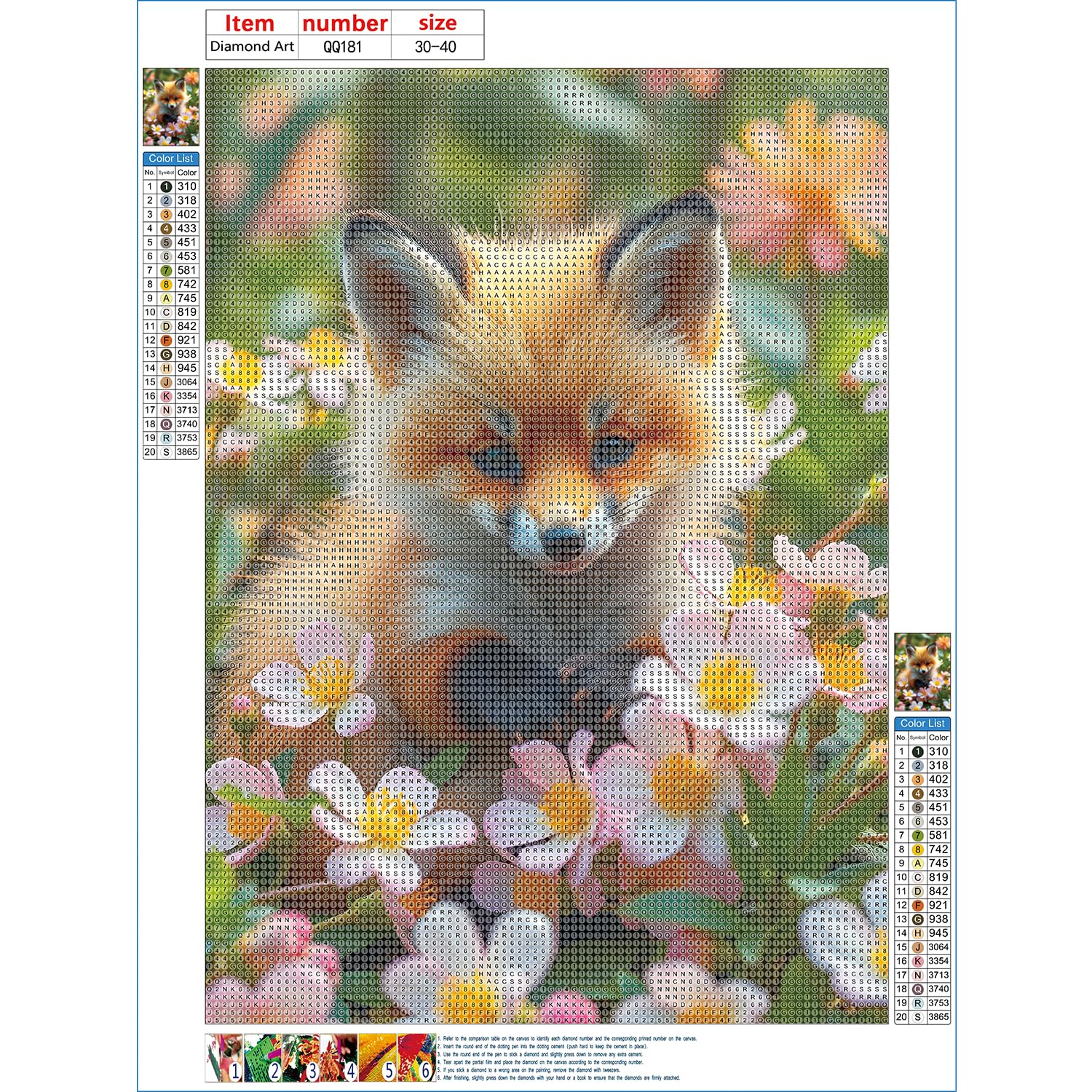 QQYRHN 5D DIY Cheval Fleurs Kits De Peinture Diamant